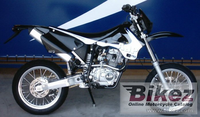 Big AJP pr4 125 supermotard picture and wallpaper from Bikez.com